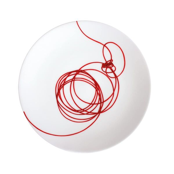 Taitù Fil Rouge Nodi Flat Plate 23 cm