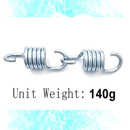 Markeny 2PCS Hammock Spring, Hardened Galvanized Steel Extension Spring Coil 500lb Support for Hanging Hammock Chairs