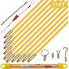 Boeray 11' Fiberglass Running Electrical Wire Cable Pulling Fish Tape Kit