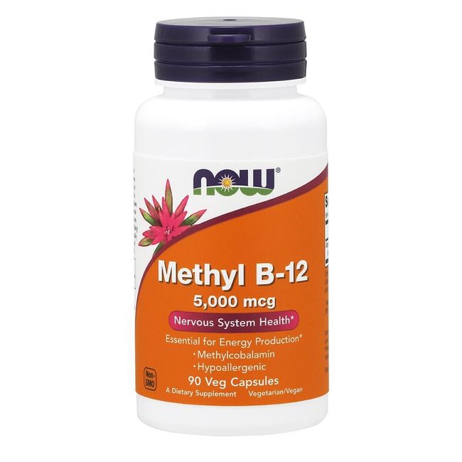 NOW FOODS Methyl B-12 5000 mcg - 90 Veg Capsules