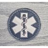 MSM PARAMEDIC EMT STAR MILSPEC MONKEY MEDIC SWAT 3D PVC TACTICAL ARMY HOOK PATCH