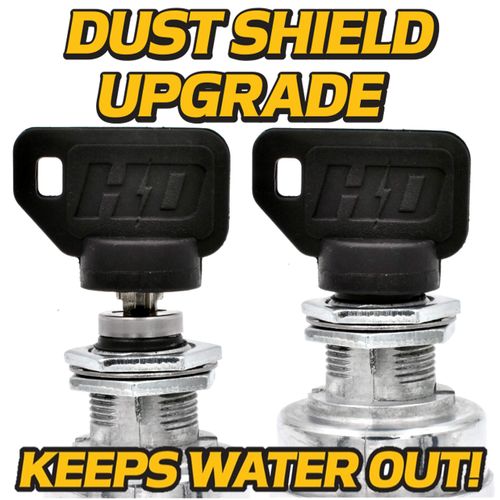 HD Switch Ignition Switch fits John Deere Gator 4x2 4x4 6x4 SR95 Military CS CX TH TS TX RSX XUV RSX850i RSX860i XUV620i XUV625i XUV825i XUV850D - Sport Turf E-Gator HPX - 3 Keys & Free Carabiner