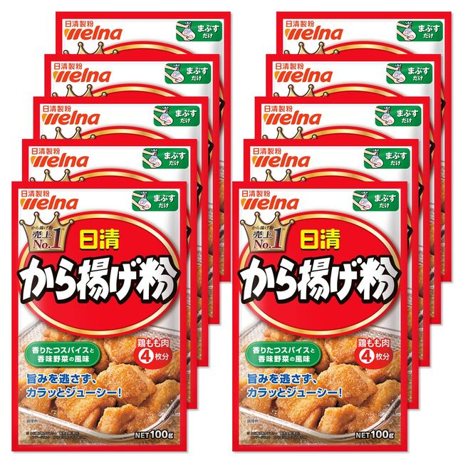 Nissin Foods Fried Powder, 3.5 oz (100 g) x 10 Packs