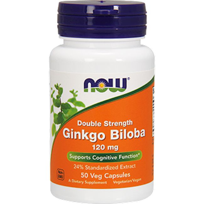 Now Ginkgo Biloba 120mg 50 capsules