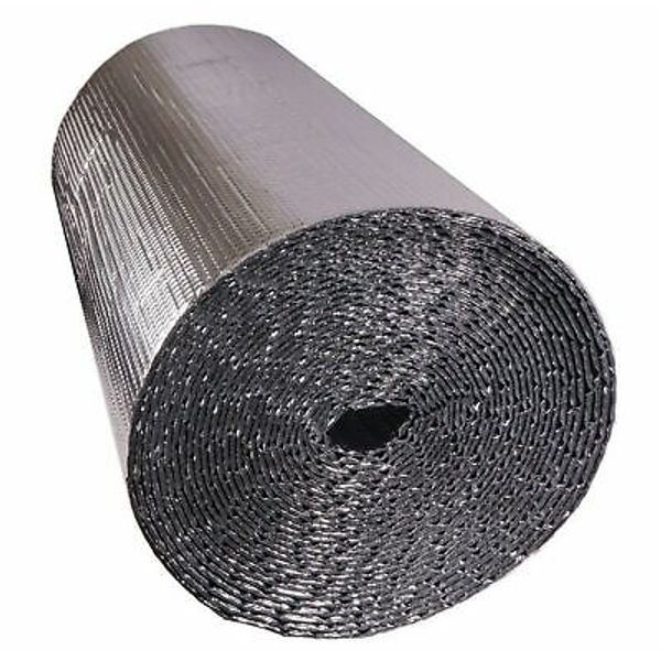 6ft Wide Single Bubble Reflective Foil Insulation Radiant Barrier (500sqft)