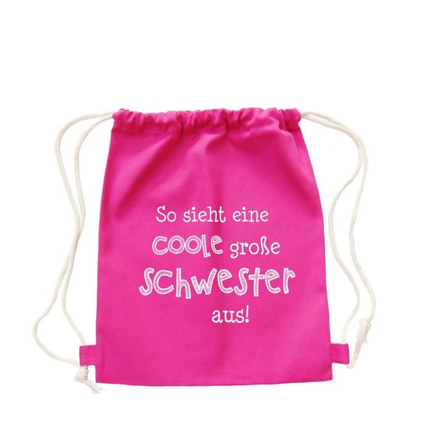 Partybob Children's Backpack Cool Big Sister, (Pink)