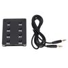 External Keypad for Transceiver, Radio Shortcut Control Keypad with 3.5mm Cable, DIY Data Cable Required from MIC Interface, Easy Remote Control, Non Slip Pads
