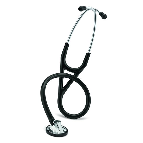 3M Littmann Master Cardiology Stethoscope, 2160, Stainless Steel Chestpiece, 27" Black Tube