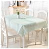 137 * 180cm Green Plaid Table Covers Checkered PVC Tablecloth Waterproof Rectangular Table Cover for Kitchen Dinner Picnic Party, 2Pcs