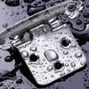 40PCS Overlay Kitchen Cabinet Hinges Self Closing Face Mount Cupboard Door Hinge