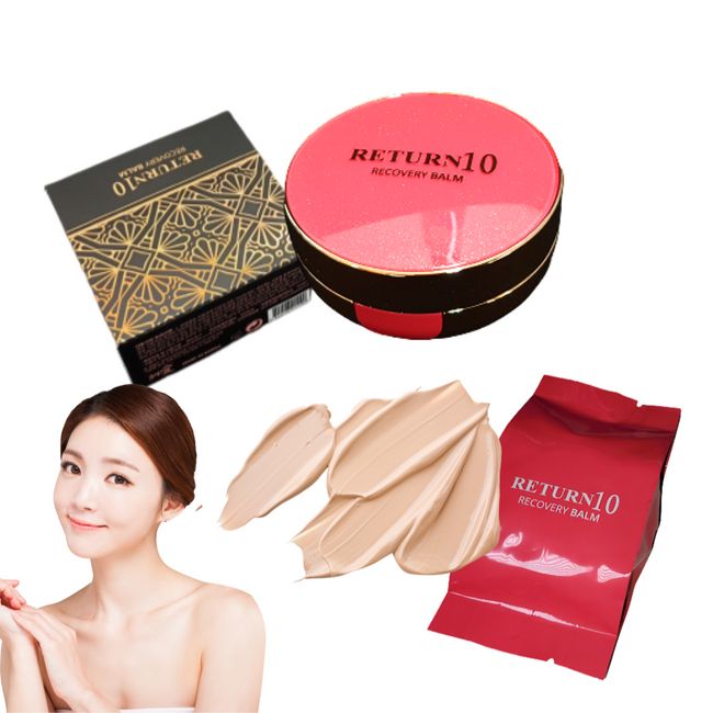 3 Days Love Recovery Balm Cushion Tone-up Moist Luminous Cushion Ingredients Good Cushion Bright Skin No. 21 Refill 1 gift