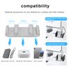 RLSOCO Vertical Stand for Apple Mac Mini M4/Mac Mini M4 Pro Chip Desktop Computer Compatible with Docking Station, Docking Hub (Black)