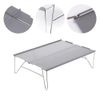 Outdoor Travel Mini Portable Camping Beach Folding Table (Grey)