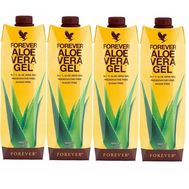 4 Forever Living ALOE  Vera Gel or  4 BERRY or 4 Peaches GEL 33.8oz. Exp. 2024.