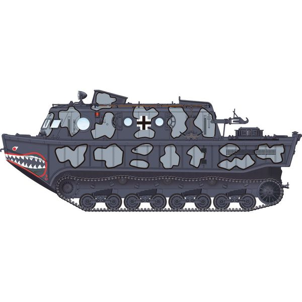 Hobbyboss 1:72 Land Wasser Schlepper Tractor (Med Prod)