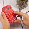 PATIKIL Basic Calculator, 2 Pack 8 Digit LCD Display Calculator 4 Function Small Desktop Calculator Battery Powered Handheld Calculator for Home Office, Yellow