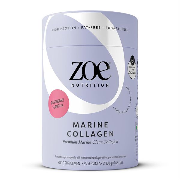 ZOE Nutrition Marine Collagen, Raspberry - 300g