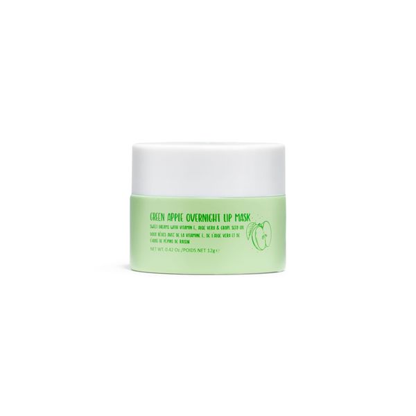 W7 Sweet Dreams Overnight Green Apple Lip Mask - Vitamin E, Aloe Vera and Grape Seed Oil - For Hydrated, Full Looking & Irresistible Lips - 12ml