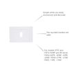 F61-2663 Wall Plate for Sen si Wi-Fi Programmable Thermostat,Hand Control, White (5)