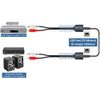 AllAboutAdapters Stereo RCA Audio Over Cat5 Cat5E Cat6 Extender Kit