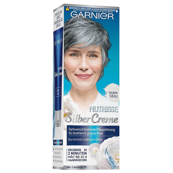 Garnier Nutrisse Silver Cream Care Tint Grey Silver Grey, Pack of 1