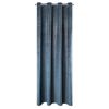 Velvet Curtain with Silver Print 140cm x 250cm
