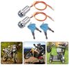 VISSQH 2 pcs 2 Wire Ignition Switch,key switch ON/OFF Key Starter Switch Key Button Switch Ignition Starter Switch for electric scooters, ATV, moped