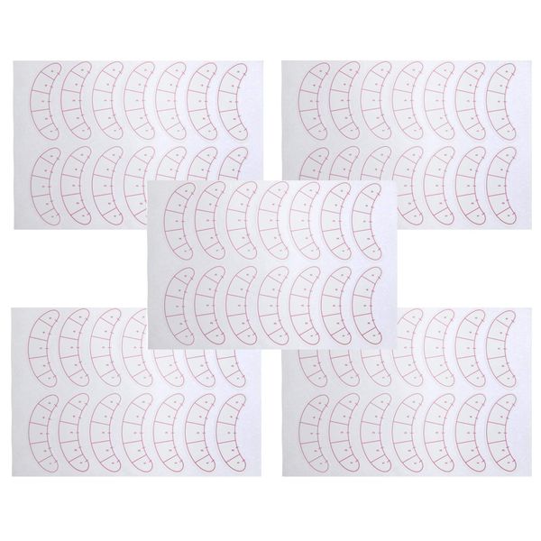 70Pcs Eyelash Extension Pads, Lash Mapping Stickers Eye Lash Isolation Positioning Pads for Eyelash Extension Training Practice