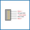 A ABSOPRO Car Universal 10 Pin Dual Rows Power Window Switch Item Replacement