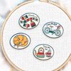 Time for Tea: Teapot and Cup Hard Enamel Needle Minder