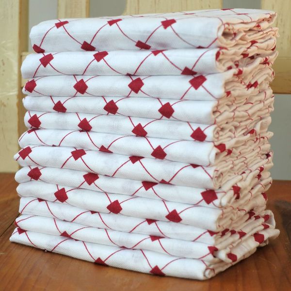 12 x 70cm Muslin Cloths,  Cotton Cloth for Kitchen, Cleaning, Pet or Baby Cloth.