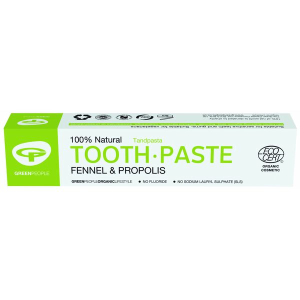 The Green People Company 50 ml Organic Fennel Toothpaste - 2-Pack