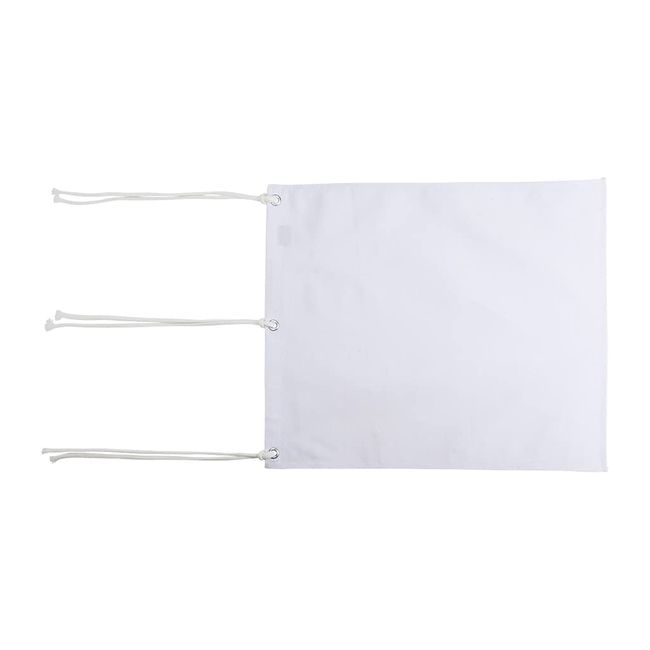 Light M-104 (020) Plain Square Flag, White