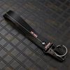 MUGEN Black Racing Keychain Metal Backpack key Ring Hook Strap Lanyard Nylon