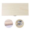 Microscope Slide Storage Box, Wooden Microslide Box, Holds 50 Place Prepared Microscope Slide Set Case