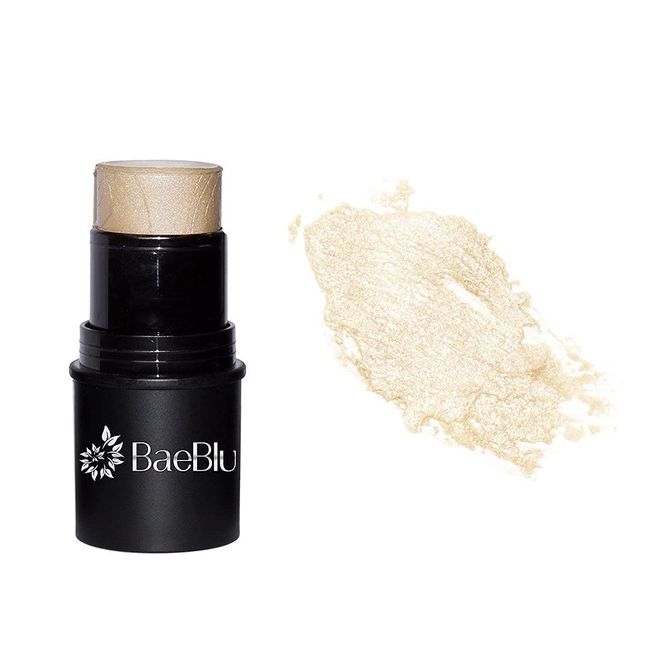 BaeBlu Organic Cheek Tint, 100% Natural Vegan Gluten-Free Cream Highlighter Stick, Made in USA, Dusk