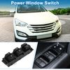 A ABSOPRO Power Window Switch Front Left Driver Side Window Control Switch for Hyundai Santa Fe 2007-2011 Black