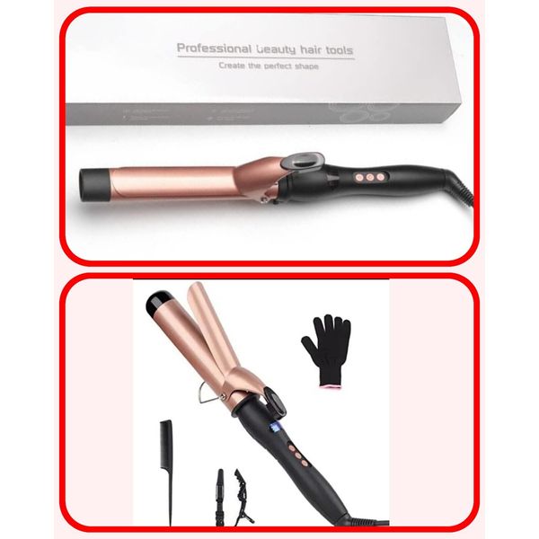 Hair Curling Wand 1.5" Curling Iron Professional Ceramic Curler AUTO OFF NEW