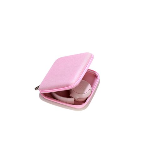 Ginsco Ultra-Slim Case Compatible with JBL Tune 510BT Bluetooth Headphones, with JBL Tune 520BT/670NC Live 460NC, Wireless On-Ear Headphones, Travel Carrying Headphone Case (Light Pink)