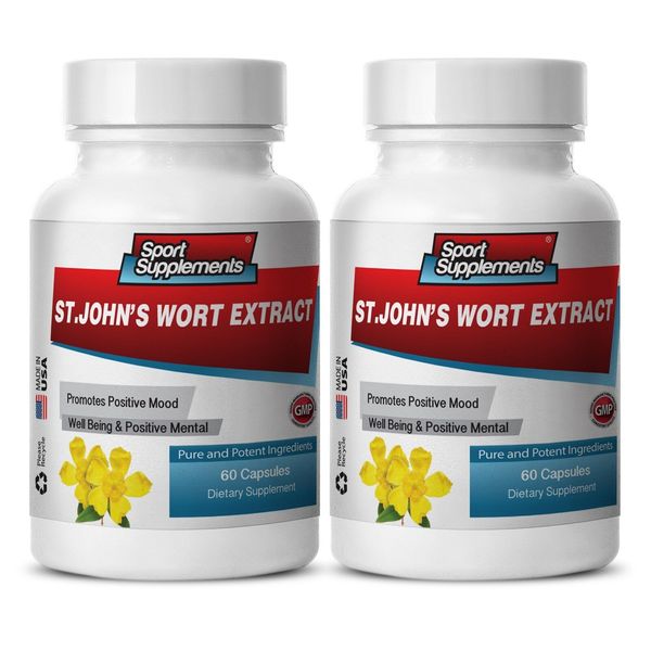 Ginkgo Leaf Supplements - St. John’s Wort Extract 475mg - Muscle Relax 2B