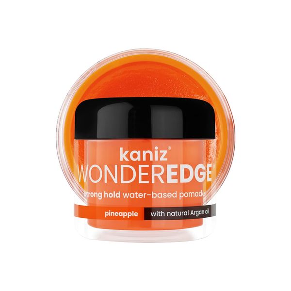 Kaniz Wonder Edge Pineapple water based pomade 120 ml, Orange