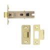 Electro Brass Fire Door Tubular Latch 75 mm Bolt-Through - CE Rated