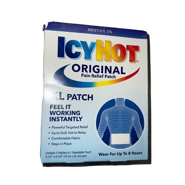 Icy Hot Original Pain Relief Patch - 8 Hours of Relief