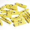 60 Baby Shower Clothespin Games (Yellow)