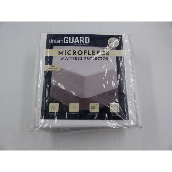 DREAMGUARD KING SIZE MICROFLEECE MATTRESS PROTECTOR WATERPROOF MP002033F