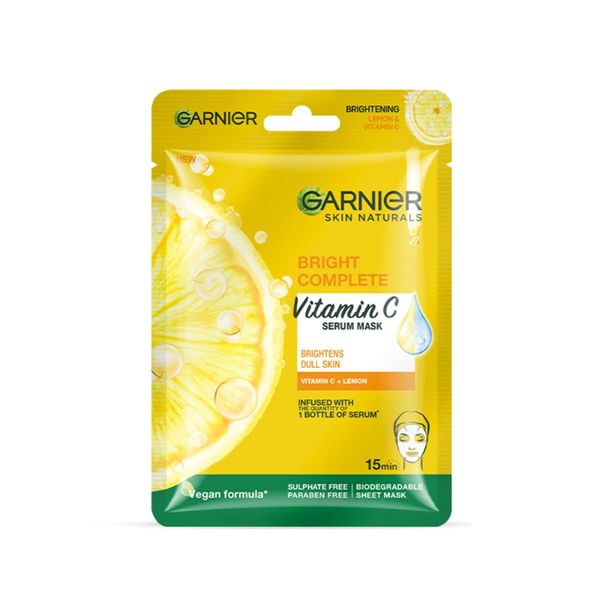 Garnier Skin Naturals, Light Complete Serum Mask, 32g