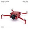 WRAPGRADE Skin Stickers Compatible with DJI Mini 4 Pro | Full Wrap (Japan Red)