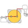BEP Marine Compact Battery Switch 701 (ON-OFF)