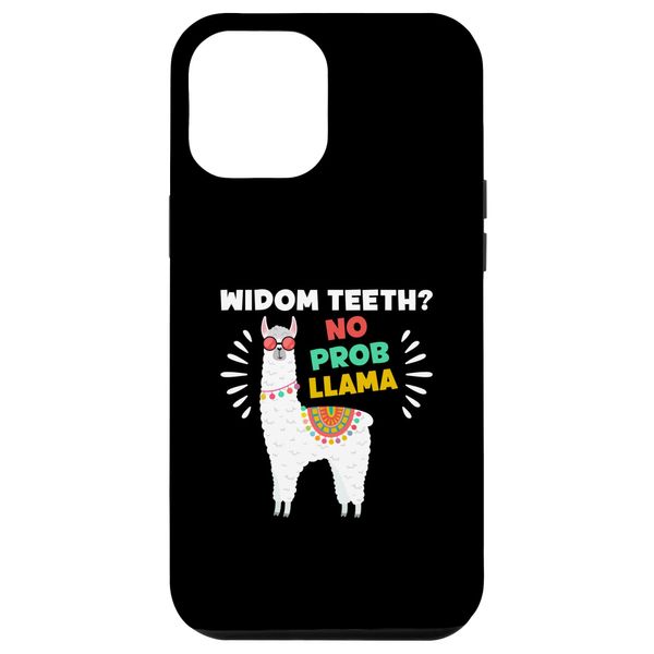 iPhone 12 Pro Max Wisdom Teeth No Prob Llama Alpaca Teeth Case