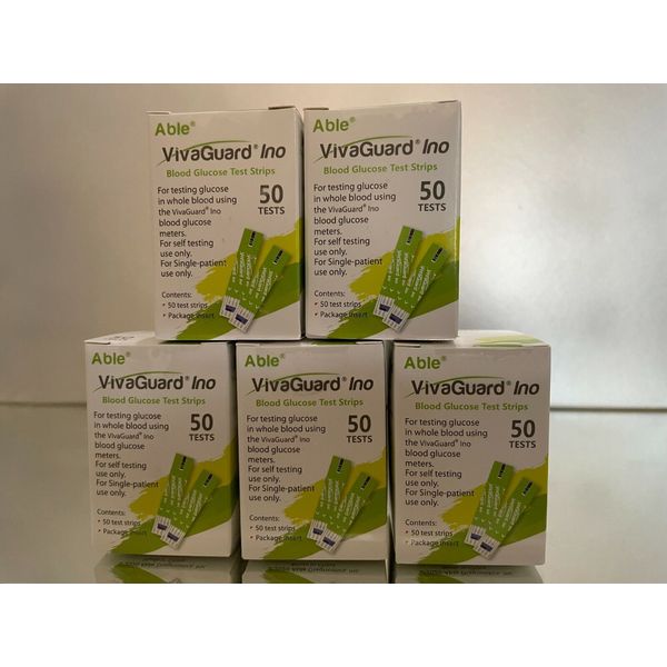 Viva Guard Diabetic Blood Glucose Test Strips QTY 250 EXP 09/2024. FREE SHIPPING